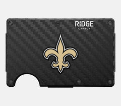 Ridge Wallet - New Orleans Saints - Carbon Fiber 3k