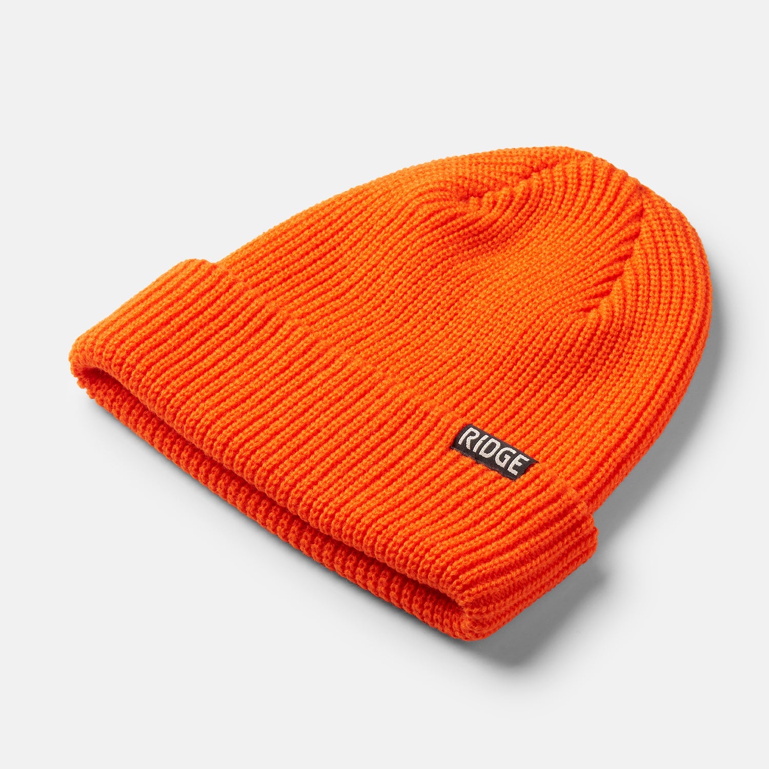 Ridge Classic Cuffed Beanie - Basecamp Orange