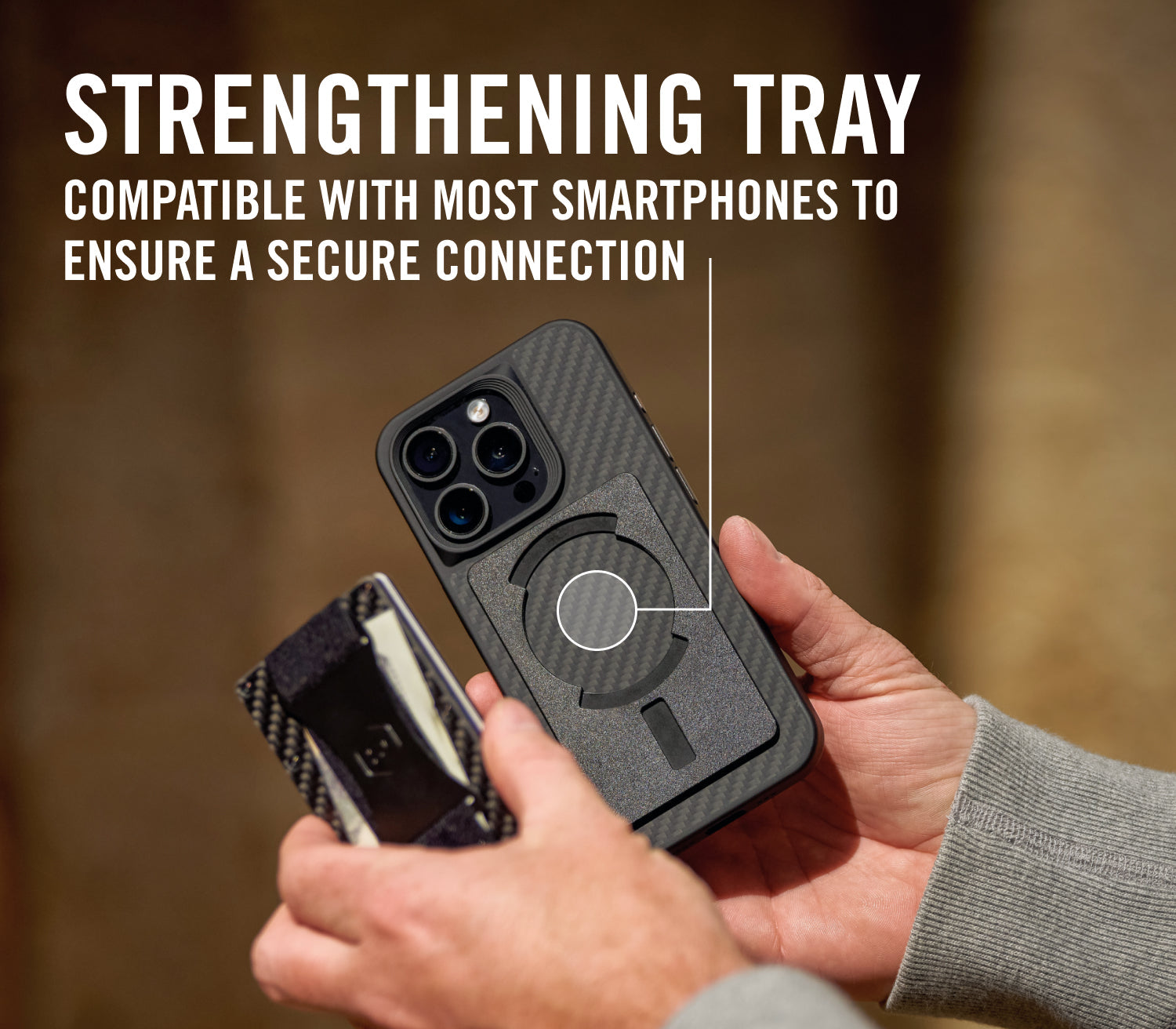 Ridge Wallet for MagSafe - Burnt Titanium