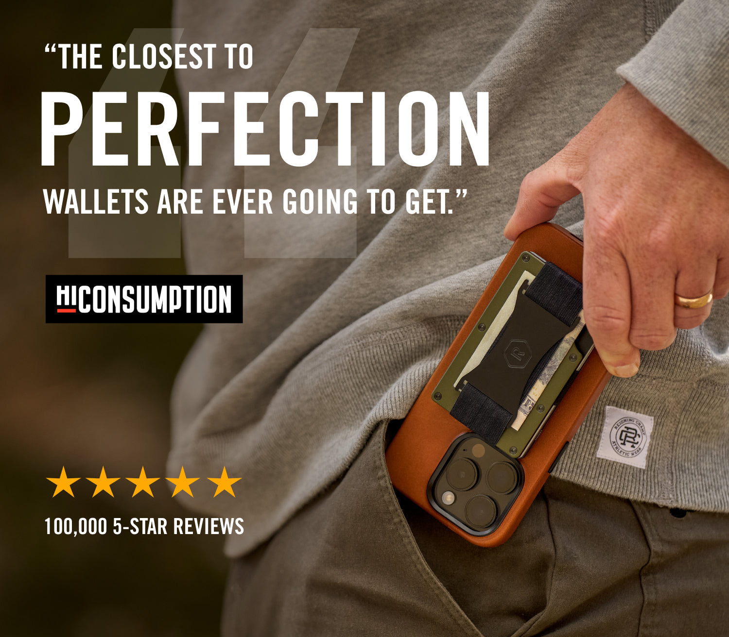 Ridge Wallet for MagSafe - Burnt Titanium