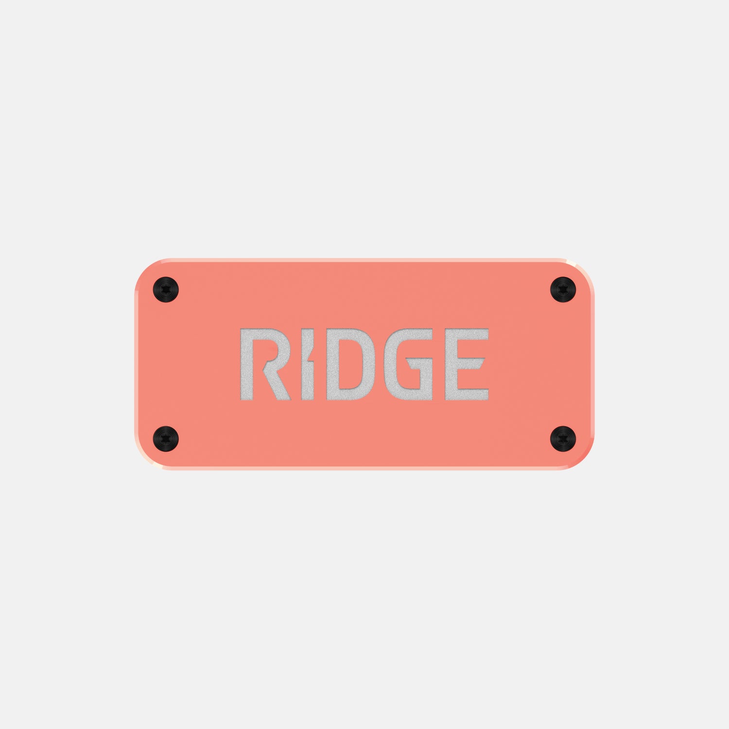 Ridge Logo Plate - Just Peachy