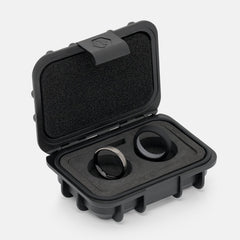 Ridge 4mm Rounded Ring Set - Gunmetal