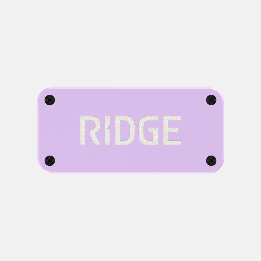 Ridge Logo Plate - Lavender