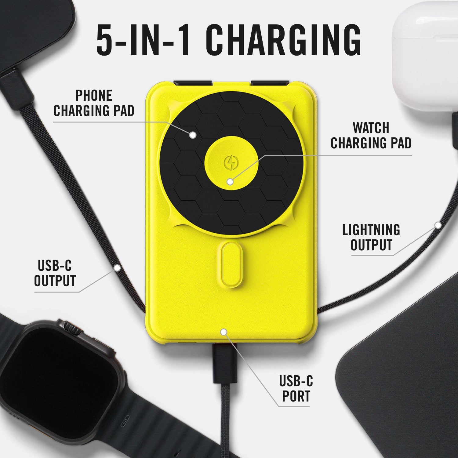Everyday Charging Kit - iPhone 17 Pro - Hyper Lime