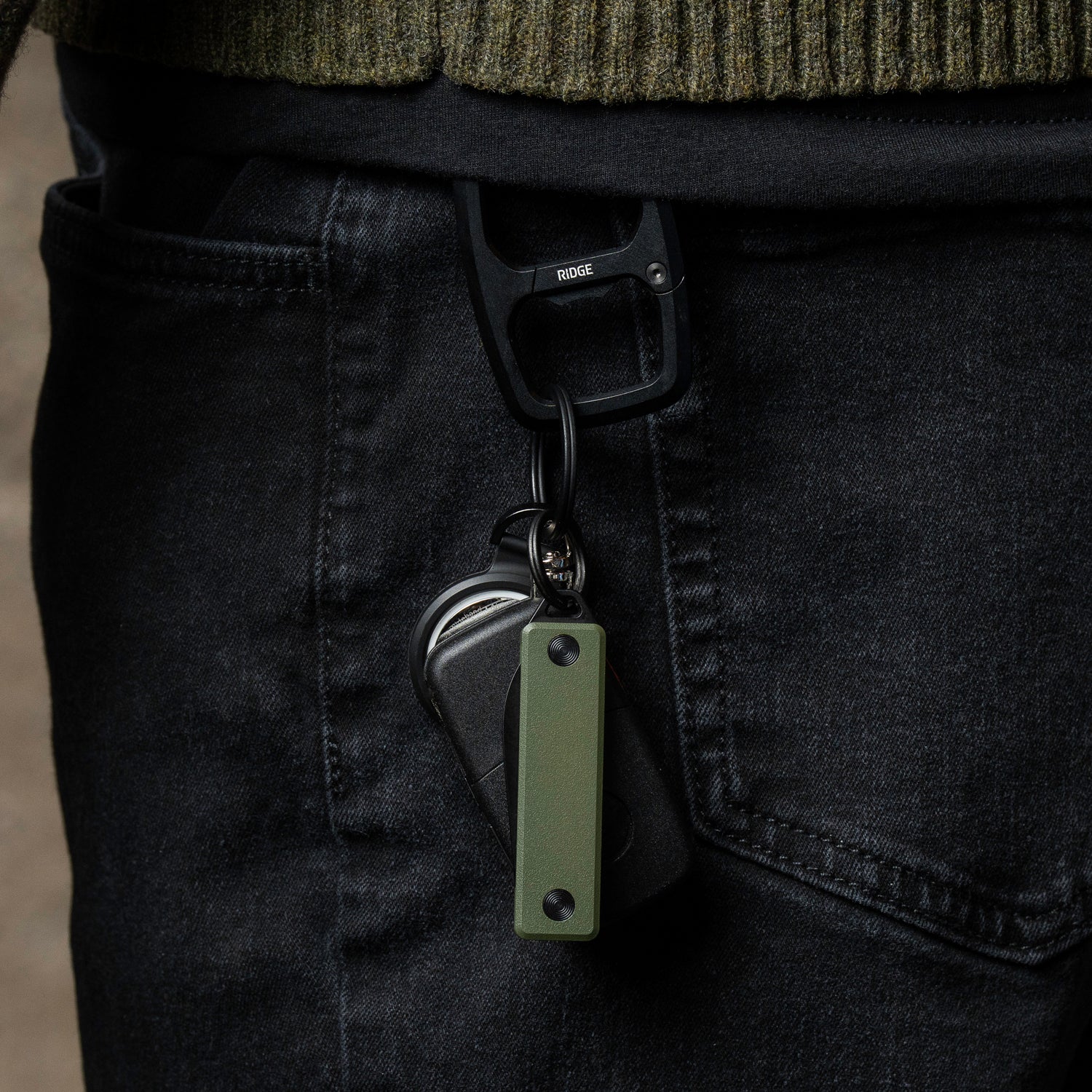 Mini Folder - Matte Olive