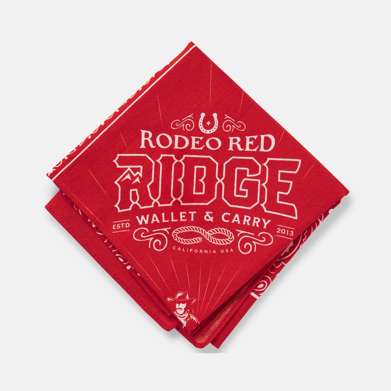 Ridge Bandana - Rodeo Red