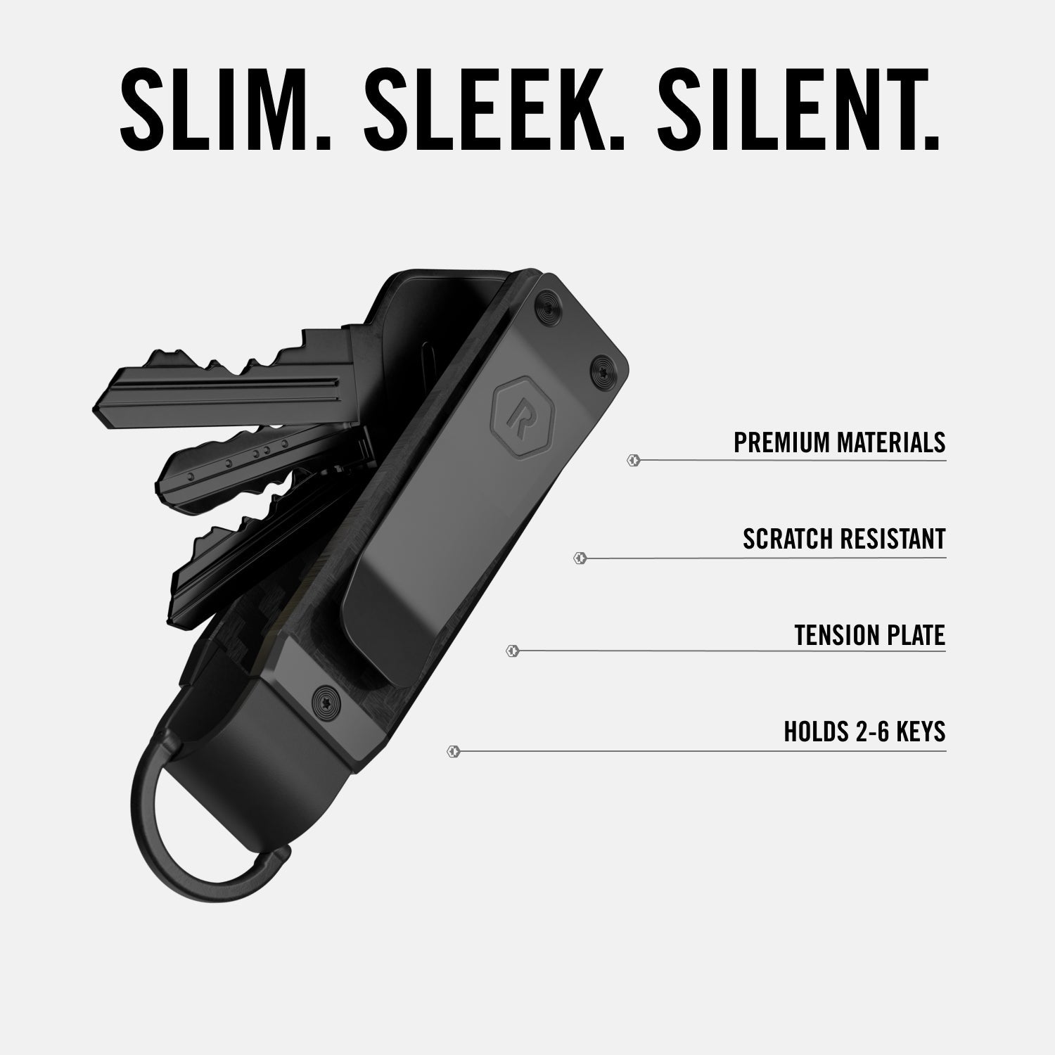 Ridge KeyCase - Royal Black