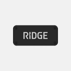 Ridge Logo Plate - Royal Black