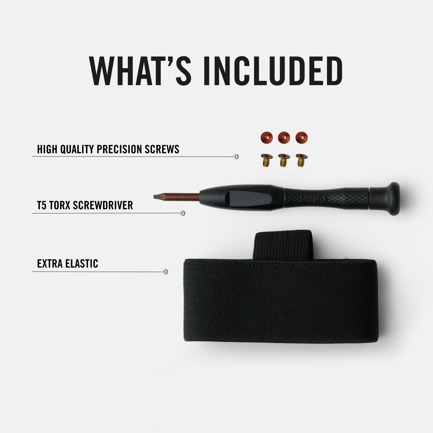 Screw Set - Silver Screws