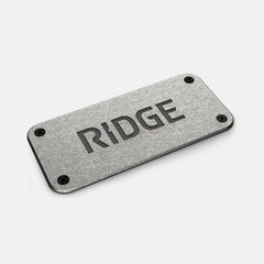 Personalized Logo Plate - Stonewashed Titanium