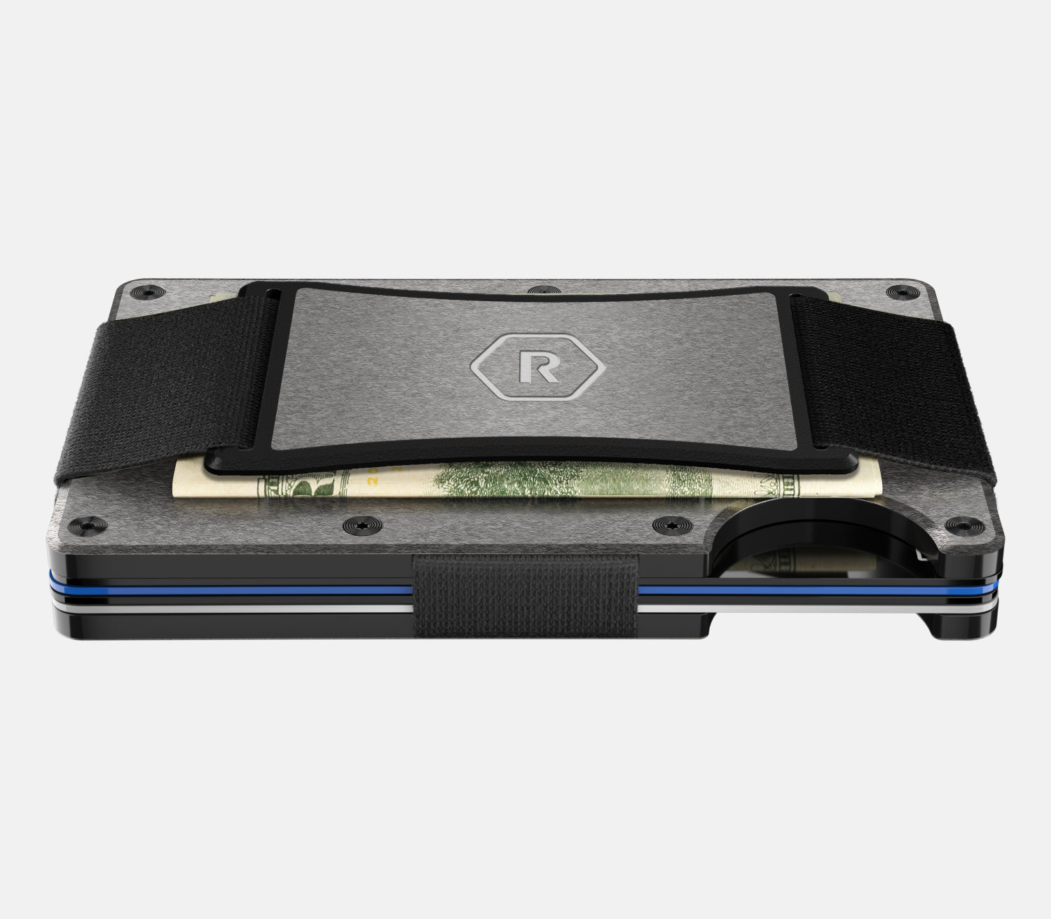 Ridge Wallet - Stonewashed Titanium