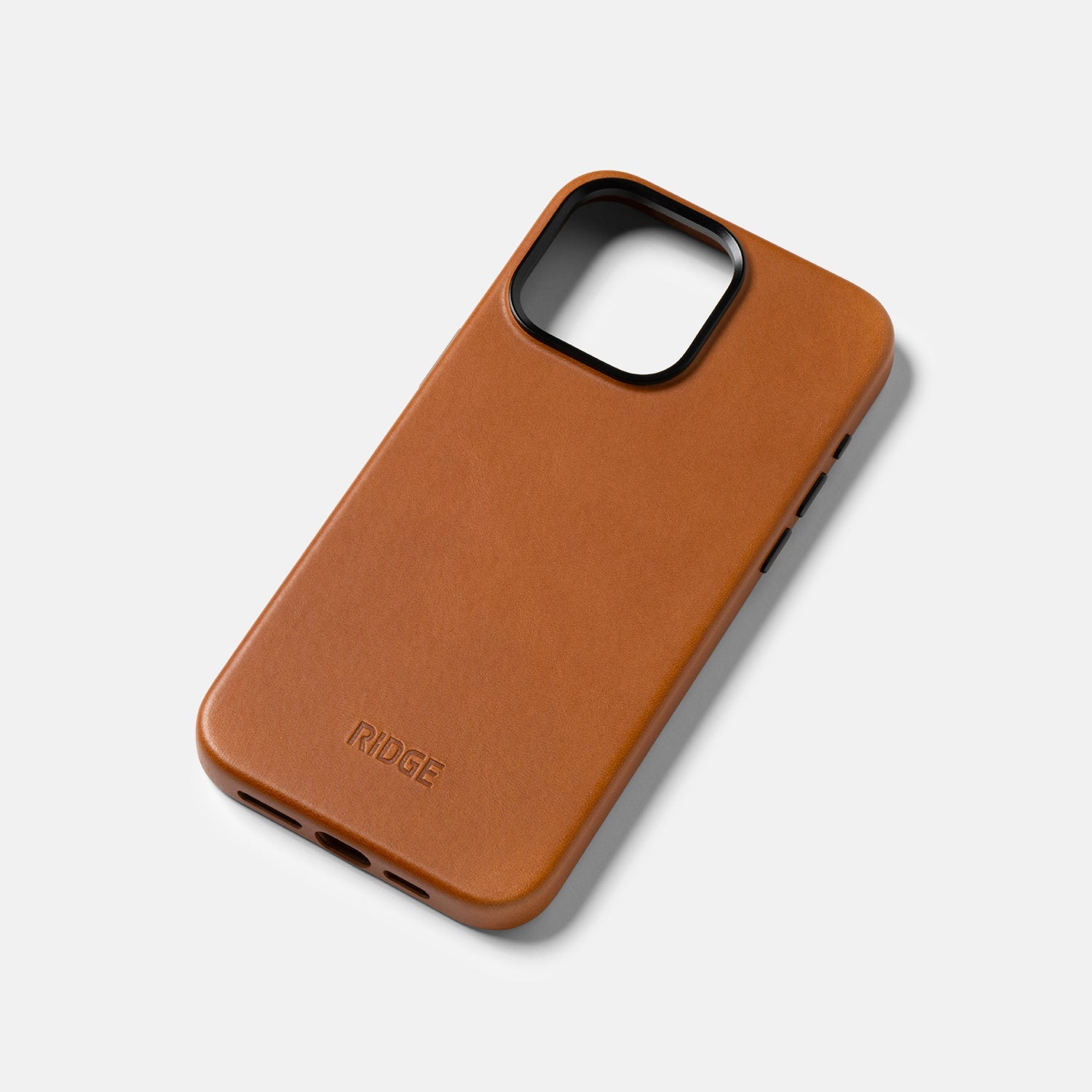 Everyday Phone Case - iPhone 15 Pro Max - Tobacco Brown Leather