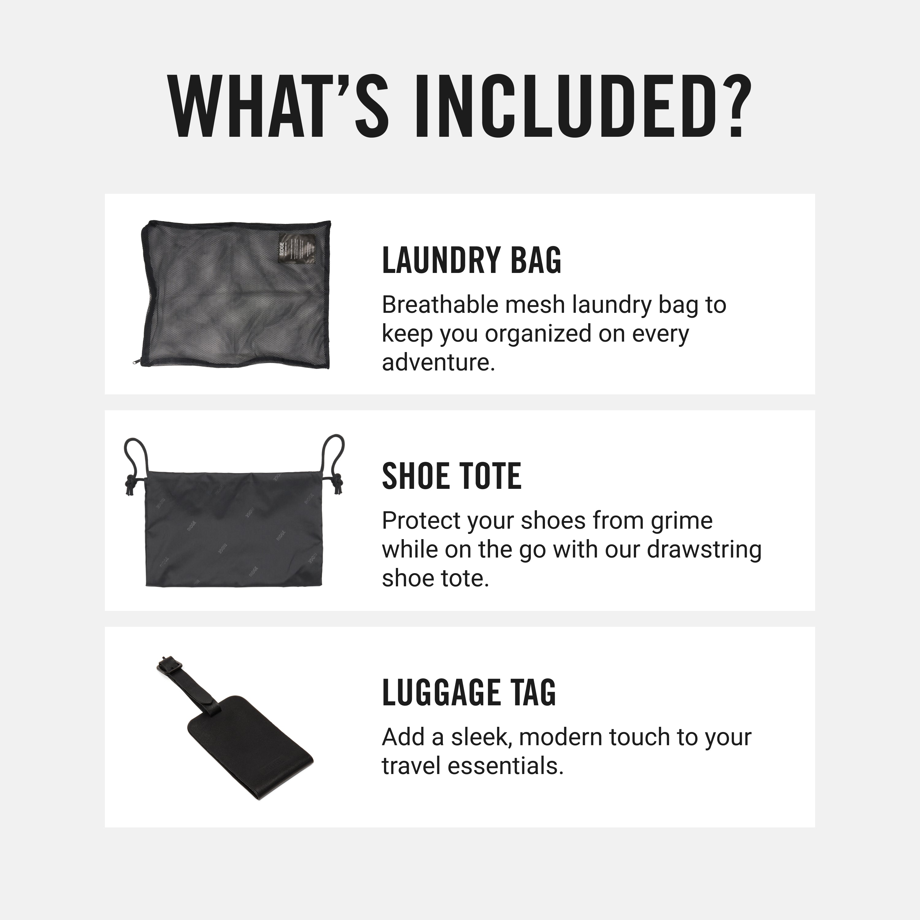 Ridge Frequent Flyer Kit - Royal Black