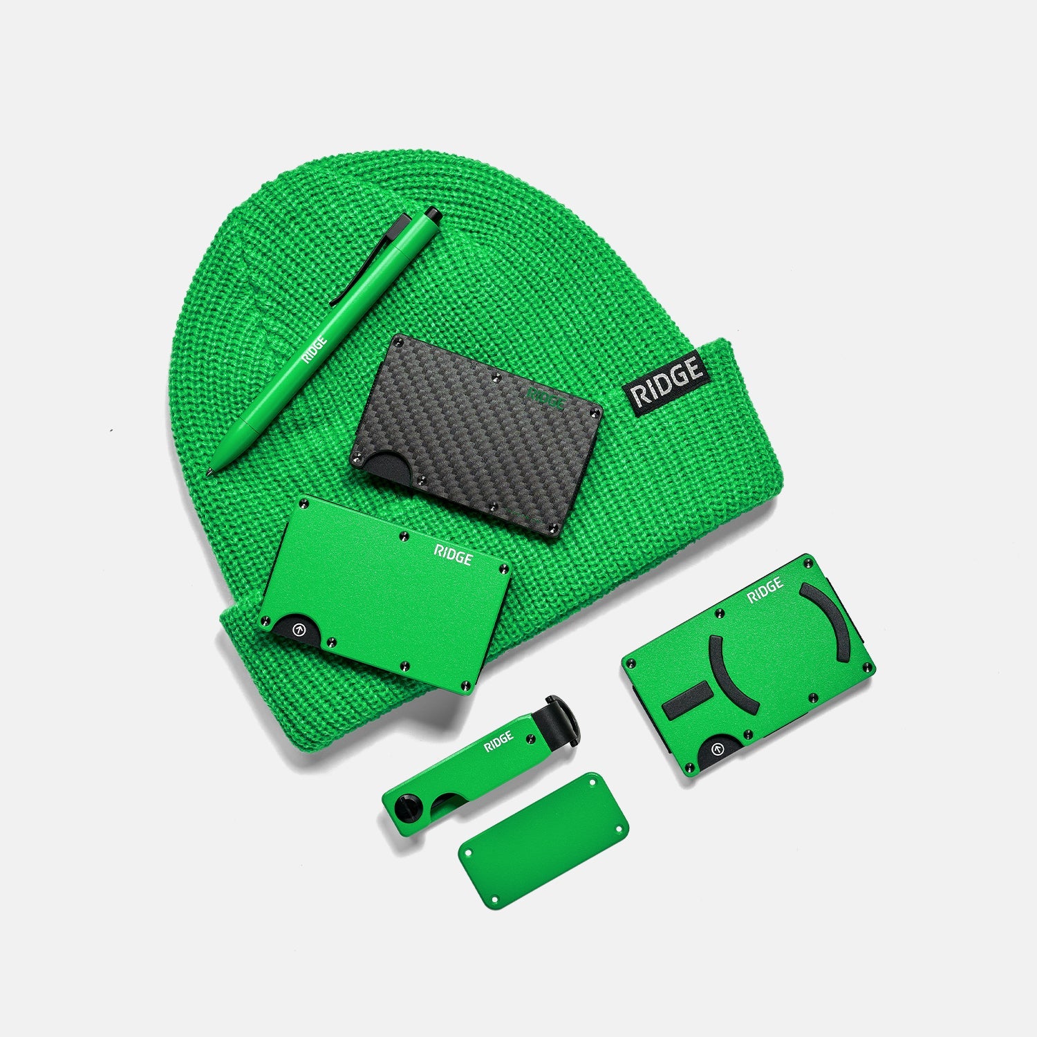 Ridge Classic Cuffed Beanie - Voodoo Green