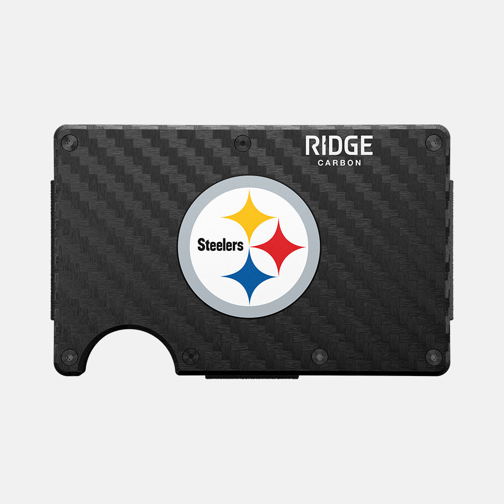 Ridge Wallet - Pittsburgh Steelers - Carbon Fiber 3k