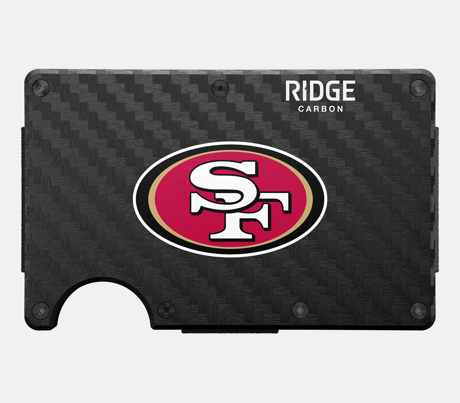 Ridge Wallet - San Francisco 49ers - Carbon Fiber 3k