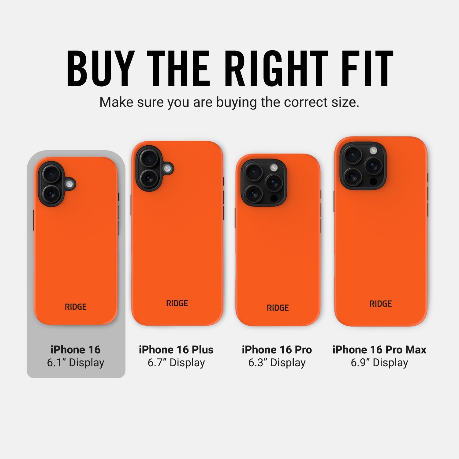 Everyday Phone Case - iPhone 16 - Basecamp Orange