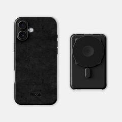 Everyday Charging Kit - iPhone 16 Plus - Midnight Black Leather