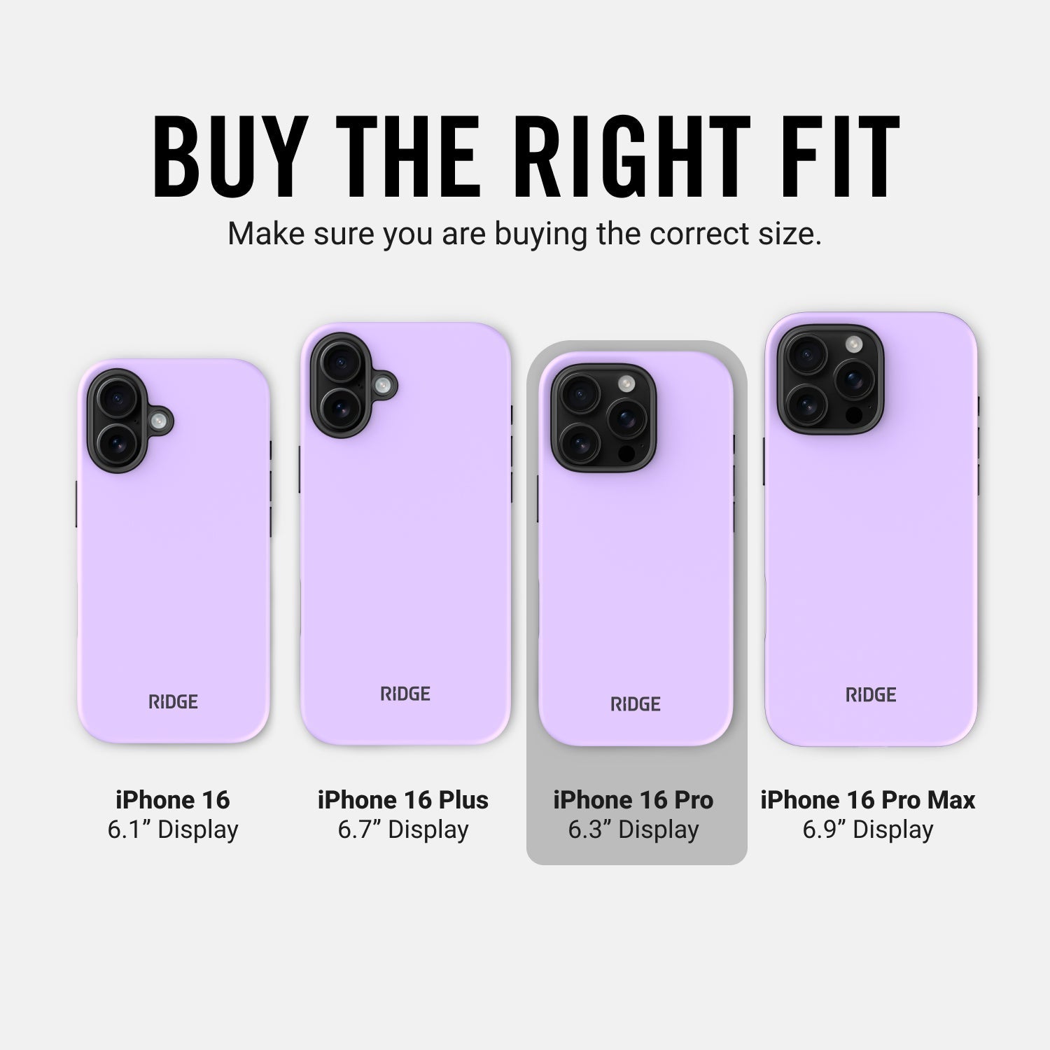 Everyday Phone Case - iPhone 16 Pro - Lavender