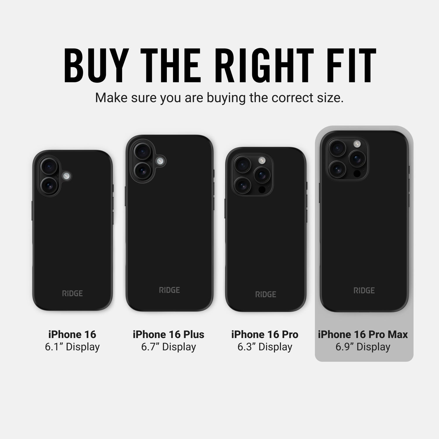Everyday Phone Case - iPhone 16 Pro Max - Matte Black