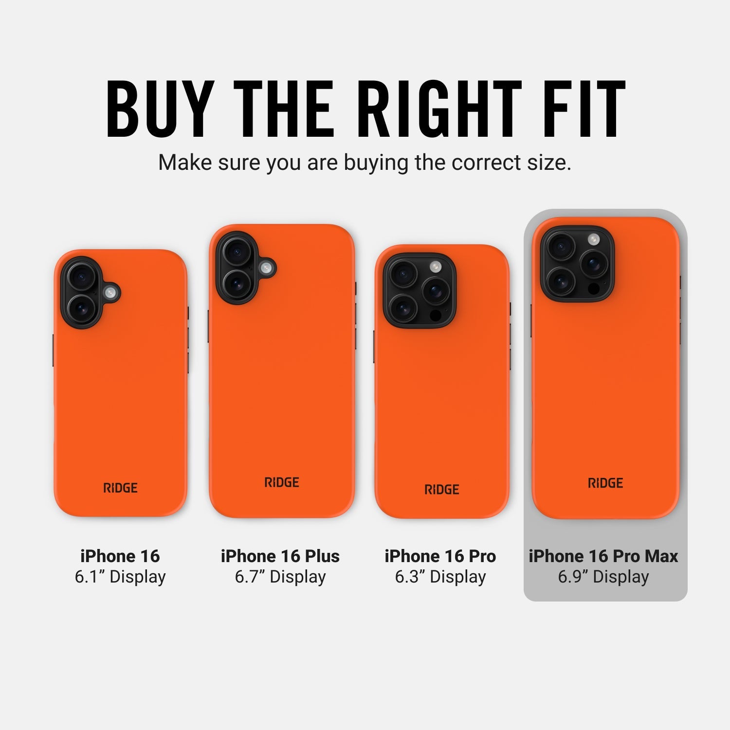 Everyday Phone Case - iPhone 16 Pro Max - Basecamp Orange