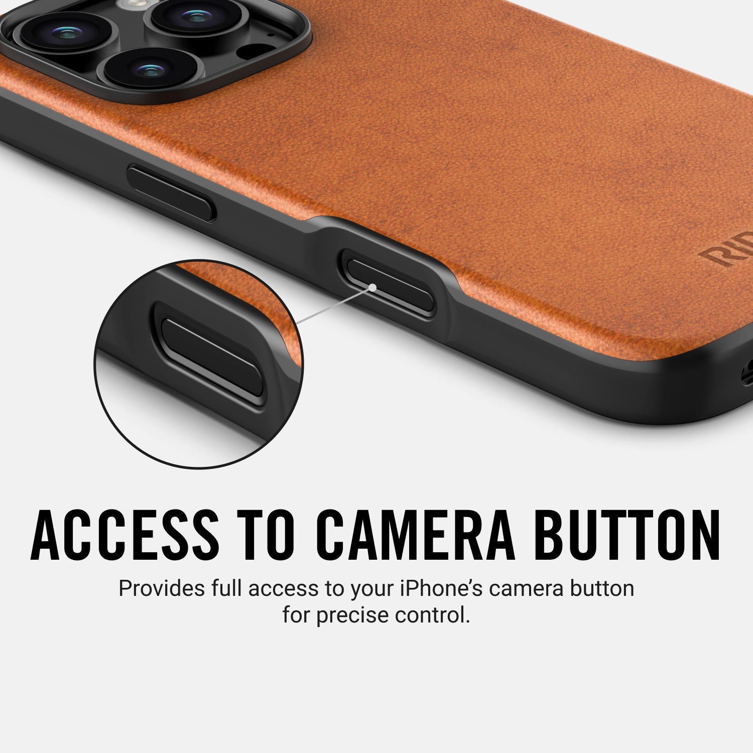 Everyday Phone Case - iPhone 16 Pro Max - Tobacco Brown Leather