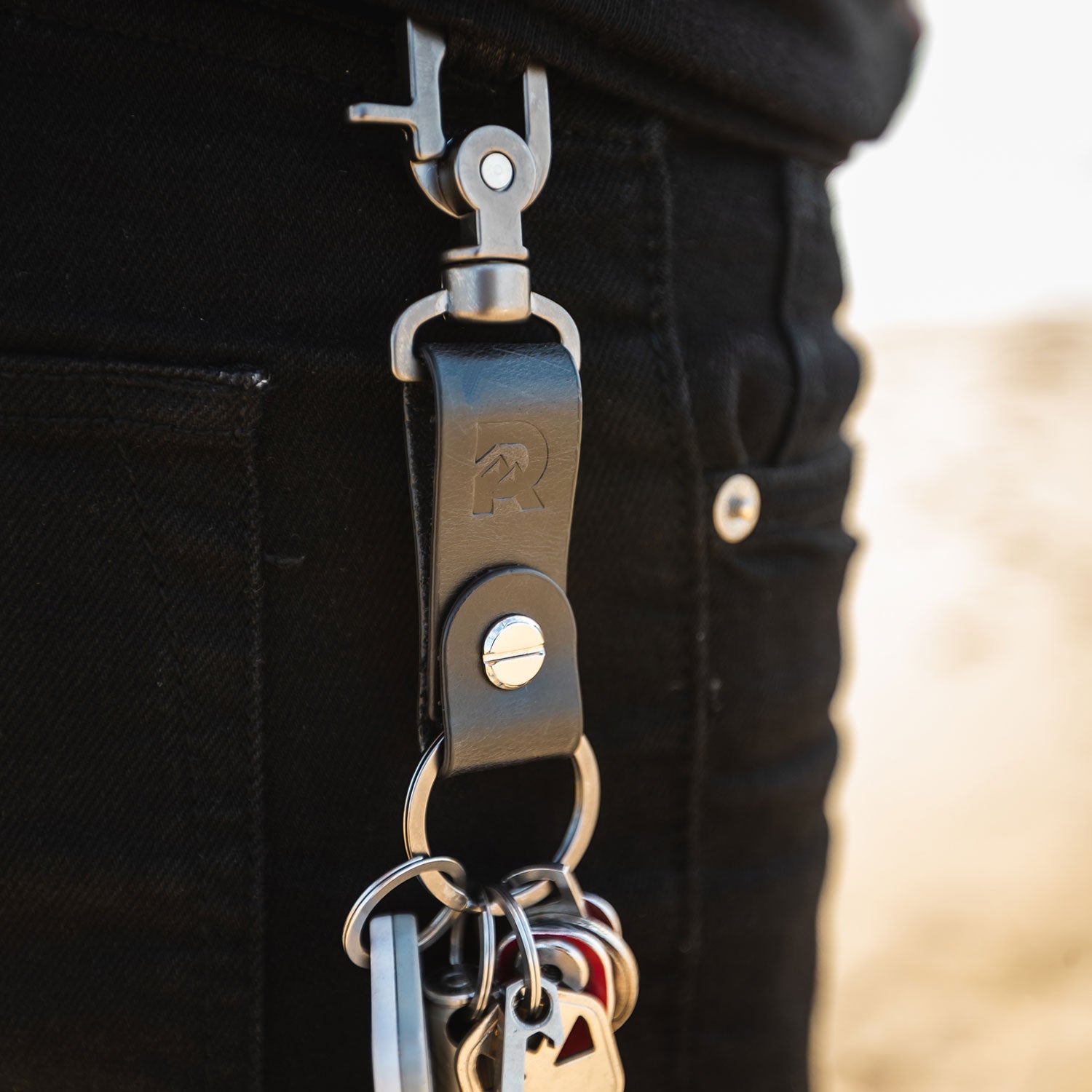 Ridge KeyCase Accessory - Leather Keychain